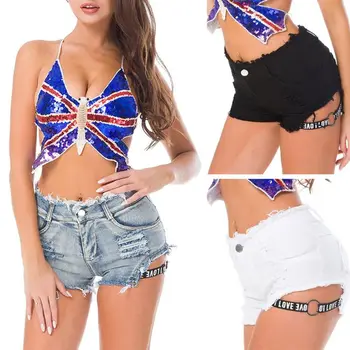 Women Sexy High Waist Stretchy Denim Shorts Letters Bandage Ripped Hole Washed Distressed Beach Mini Hot Shorts Night Clubwear
Women Sexy High Waist Stretchy Denim Shorts Letters Bandage Ripped Hole Washed Distressed Beach Mini Hot Shorts Night Clubwear