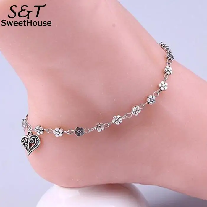 FANALA Simple Anklets Barefoot Woman Beach Heart Floral Shaped Women Anklets 2018 New
FANALA Simple Anklets Barefoot Woman Beach Heart Floral Shaped Women Anklets 2018 New