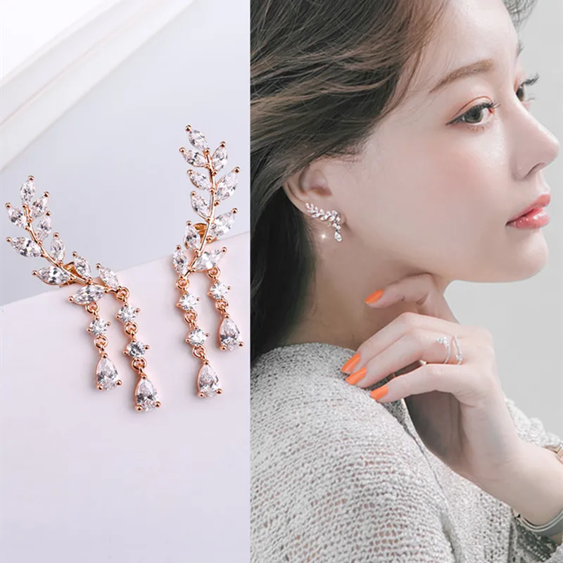 Women's Angel Wings Drop Earrings Rhinestone Set Auger Alloy Ear Jewelry Party Earring Gothic Feather Earrings 2017
Women's Angel Wings Drop Earrings Rhinestone Set Auger Alloy Ear Jewelry Party Earring Gothic Feather Earrings 2017
