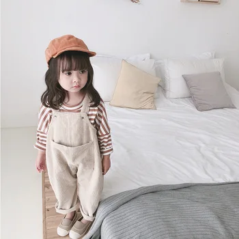 Spring Autumn Baby Girl Overalls Fashion Casual Corduroy Toddler Girls Jumpsuit Big Pocket Loose Kids Pants Baby Jumpsuits 2019
Spring Autumn Baby Girl Overalls Fashion Casual Corduroy Toddler Girls Jumpsuit Big Pocket Loose Kids Pants Baby Jumpsuits 2019