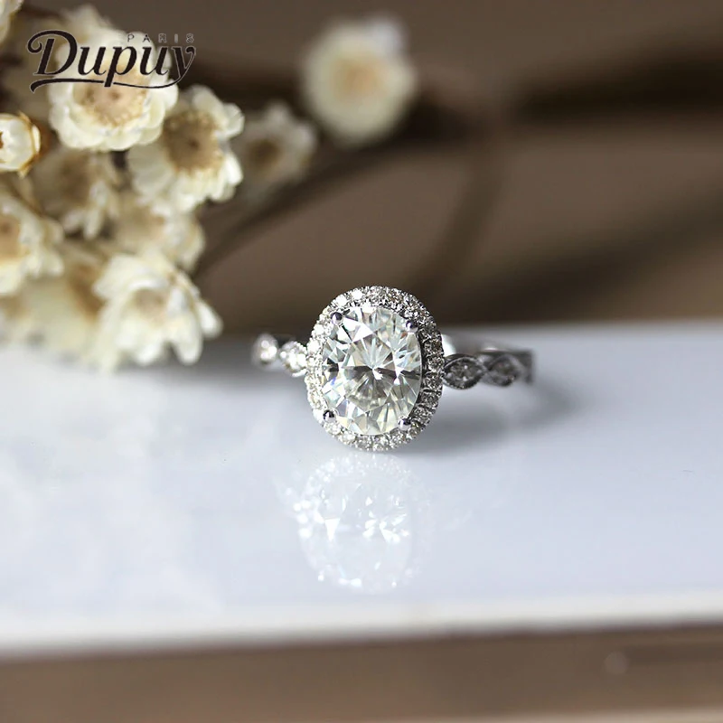 DUPUY Women's Engagement Ring 7*9mm 2.1ct Oval Cut High End Fashion Gemstone Ring Exquisite Diamond Wedding Ring D180081
DUPUY Women's Engagement Ring 7*9mm 2.1ct Oval Cut High End Fashion Gemstone Ring Exquisite Diamond Wedding Ring D180081