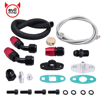 evil energy Turbo Oil Feed Line Return Drain Kit And Feed Line For T3 T4 T04e T60 T61 T70 Complete Kit Black AN10 Oil Drain Line
evil energy Turbo Oil Feed Line Return Drain Kit And Feed Line For T3 T4 T04e T60 T61 T70 Complete Kit Black AN10 Oil Drain Line