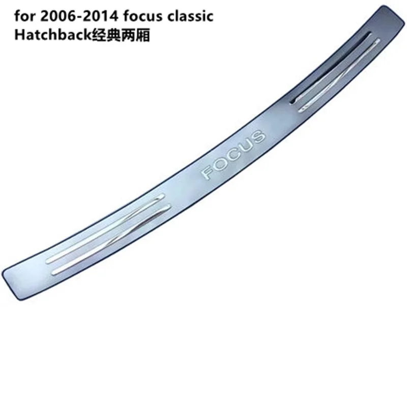 Car accessories stainless steel Rear Bumper Protector Sill Trunk Tread Plate Trim for Ford focus 2006-2014 Car styling
Car accessories stainless steel Rear Bumper Protector Sill Trunk Tread Plate Trim for Ford focus 2006-2014 Car styling