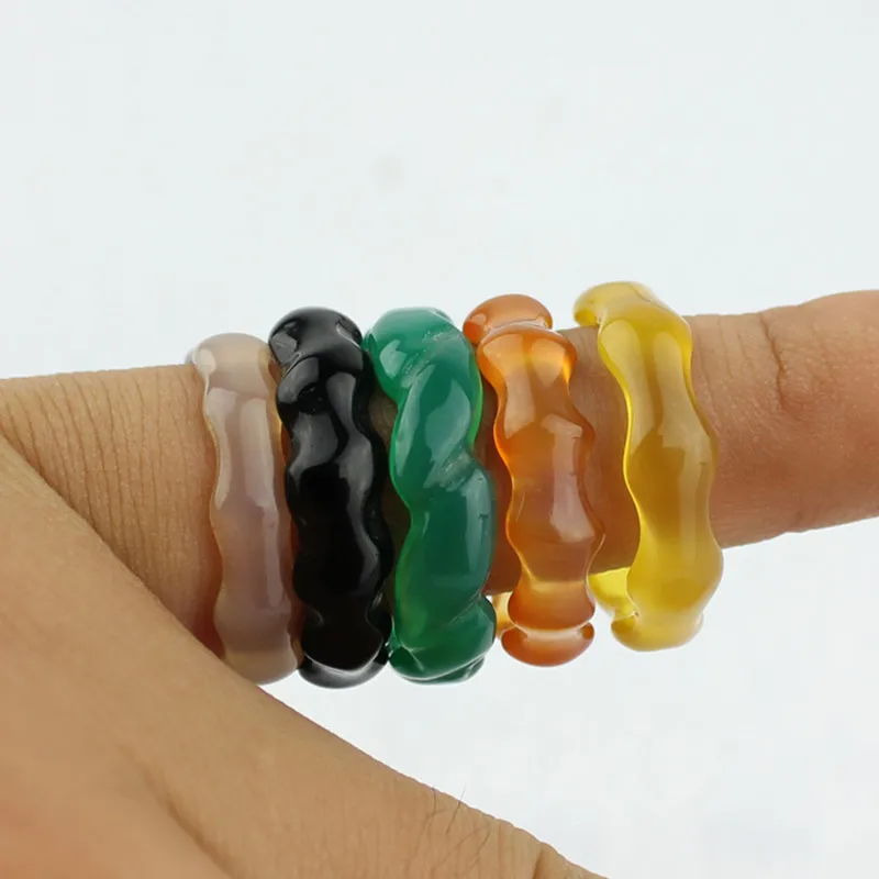 5pcs/Lot Mix Natural Colorful Ring Tail Ring Chalcedony Finger Ring Gift for Women Jades Stone Ring Jewelry
5pcs/Lot Mix Natural Colorful Ring Tail Ring Chalcedony Finger Ring Gift for Women Jades Stone Ring Jewelry