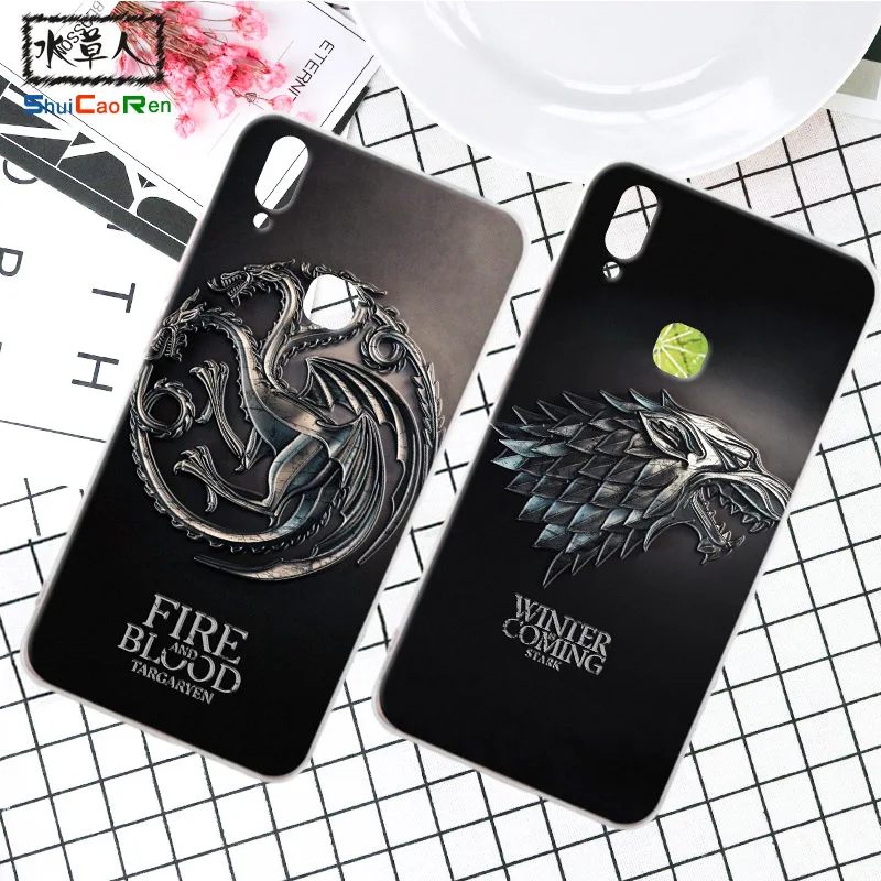 ShuiCaoRen Silicone Case For Vivo Y27 Y927 Retra Game of Thrones Cover Phone Coque Ice and Fire Fundas For Vivo V9 / Y85
ShuiCaoRen Silicone Case For Vivo Y27 Y927 Retra Game of Thrones Cover Phone Coque Ice and Fire Fundas For Vivo V9 / Y85