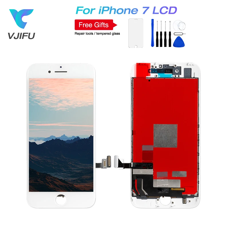 50pcs/lot Complete LCD Display For iPhone 7 LCD 3D Touch Screen Digitizer Assembly Display No Dead Pixel Mobile Phone LCD Repair
50pcs/lot Complete LCD Display For iPhone 7 LCD 3D Touch Screen Digitizer Assembly Display No Dead Pixel Mobile Phone LCD Repair
