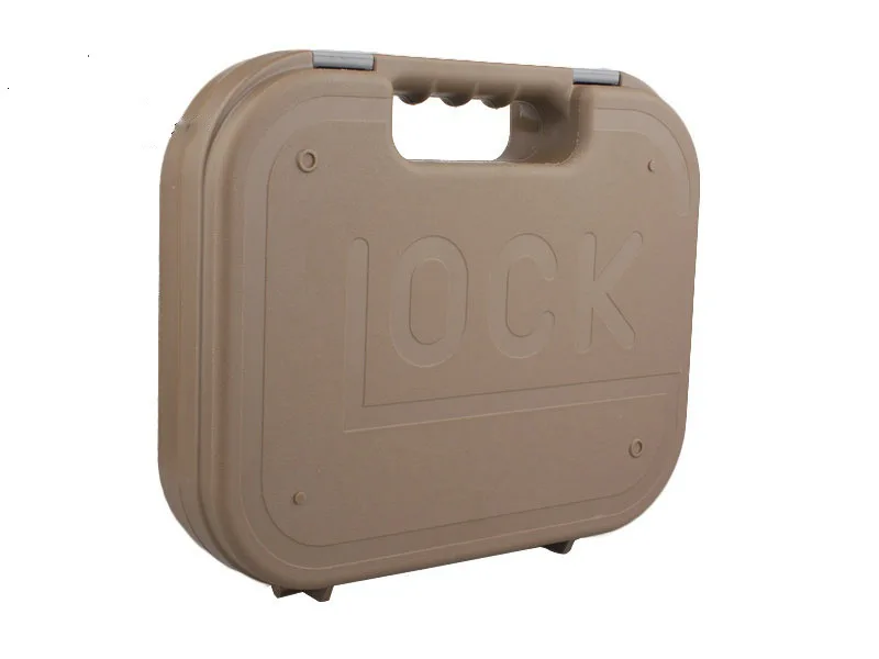 tactical AR15 accessories GLOCK ABS Pistol Case Tactical Hard Pistol Case Gun Case Padded Foam Lining for hunting Airsoft (6)