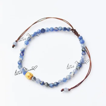 Lotus mann sodalite dsmv blue stone small bone carving skull bracelet small series
Lotus mann sodalite dsmv blue stone small bone carving skull bracelet small series