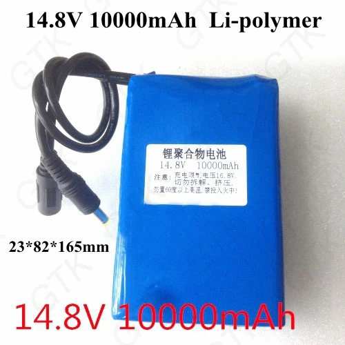 14.8v li-polymer battery 10000mah lithium battery pack for electronic organ audio equipment Xenon lights Loudspeaker CCTV
14.8v li-polymer battery 10000mah lithium battery pack for electronic organ audio equipment Xenon lights Loudspeaker CCTV