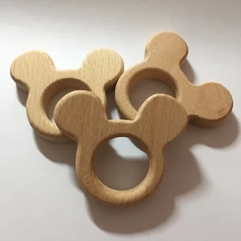 10PCS Mickey Mouse Handmade Natural Newborn Beech Wooden Teether Toys 
10PCS Mickey Mouse Handmade Natural Newborn Beech Wooden Teether Toys