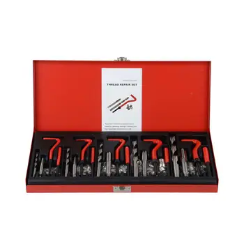 131PCS/Set Thread Repair Tool Helix Coil Metric Rethread M5 - M12 Stainless Steel Set Car Repair Accessories
131PCS/Set Thread Repair Tool Helix Coil Metric Rethread M5 - M12 Stainless Steel Set Car Repair Accessories