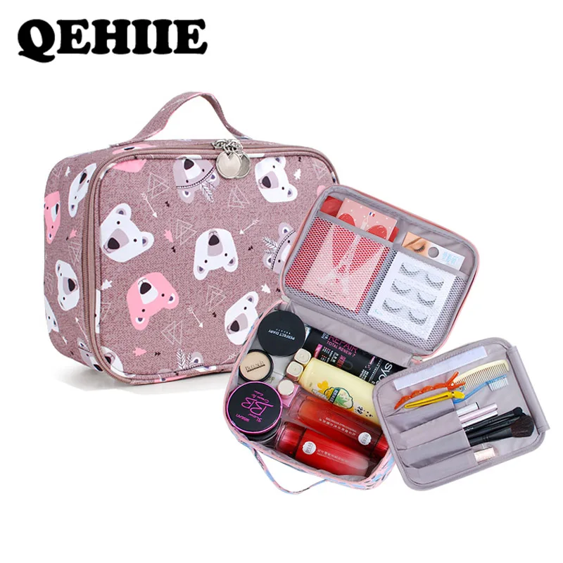 Travel Cosmetic Bag Women High Quality Waterproof Makeup Bag Professional Makeup Organizer Large Capacity Toiletry Beauty Bags
Travel Cosmetic Bag Women High Quality Waterproof Makeup Bag Professional Makeup Organizer Large Capacity Toiletry Beauty Bags
