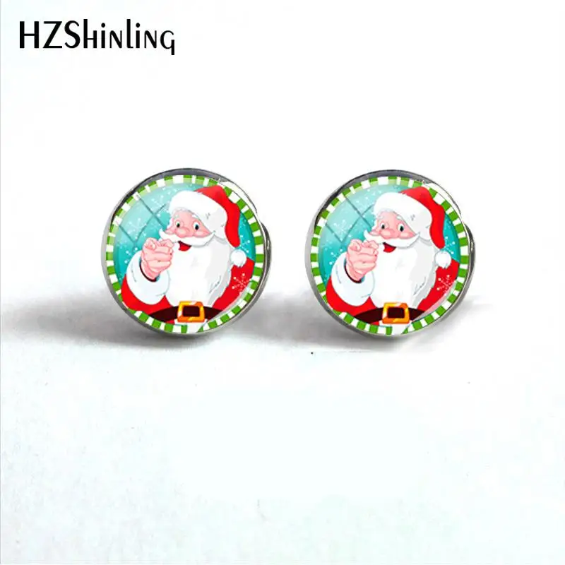 2018 New Santa Claus Earring Children Gifts Earrings Round Hand Craft Jewelry Glass Cabochon Merry Christmas Ear Stud HZ4
2018 New Santa Claus Earring Children Gifts Earrings Round Hand Craft Jewelry Glass Cabochon Merry Christmas Ear Stud HZ4