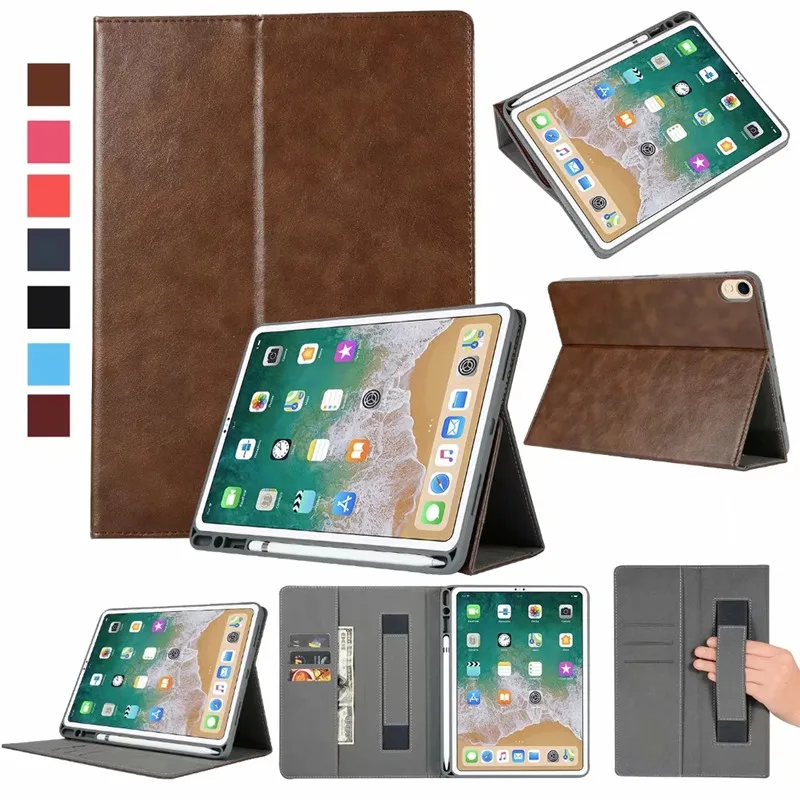 For iPad Pro 12.9 2018 Premium Leather Pencil Holder Cover Case For iPad Pro 12.9 2018 Case Card Slots Stand Wrist Strap Cover
For iPad Pro 12.9 2018 Premium Leather Pencil Holder Cover Case For iPad Pro 12.9 2018 Case Card Slots Stand Wrist Strap Cover