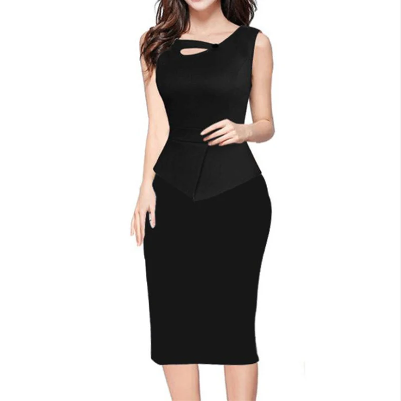 Fashion Womens Elegant Fake two piece Pencil Work Dress Casual Sleeveless O-Neck Knee-Length Summer Evening Party Bodycon Dress
Fashion Womens Elegant Fake two piece Pencil Work Dress Casual Sleeveless O-Neck Knee-Length Summer Evening Party Bodycon Dress