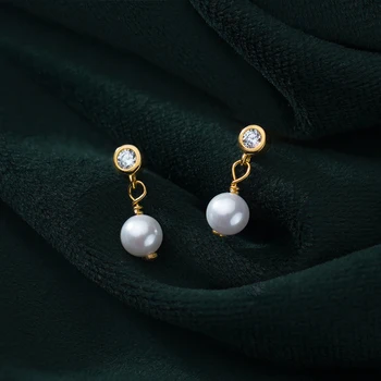 MloveAcc Brand Luxury 100% 925 Sterling Silver Pearl Drop Earrings for Women Fine Jewelry Original Gift
MloveAcc Brand Luxury 100% 925 Sterling Silver Pearl Drop Earrings for Women Fine Jewelry Original Gift