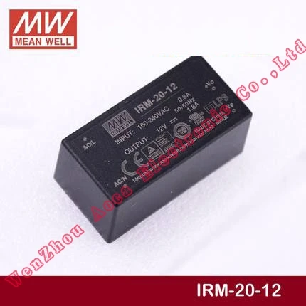 Taiwan MeanWell Switching Power Supply IRM-20-12 Isolated Power Module AC to DC-12v Direct Plug Type Low No-Load
Taiwan MeanWell Switching Power Supply IRM-20-12 Isolated Power Module AC to DC-12v Direct Plug Type Low No-Load