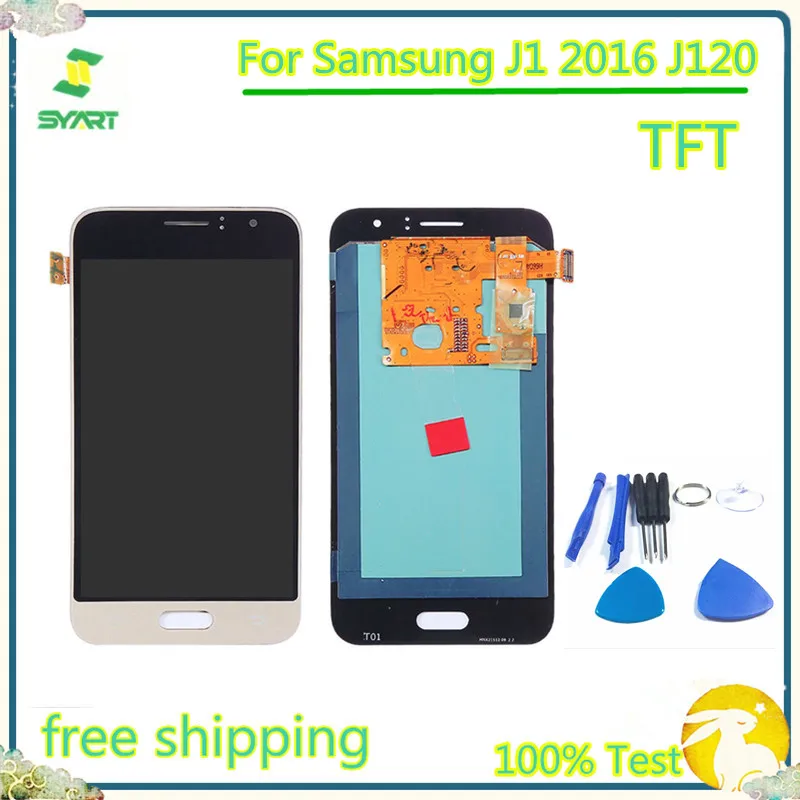 100% Tested 4.5'' TFT J120 LCD Display With Touch Screen Digitizer Assembly For Samsung Galaxy J1 2016 J120 J120A J120F J120M
100% Tested 4.5'' TFT J120 LCD Display With Touch Screen Digitizer Assembly For Samsung Galaxy J1 2016 J120 J120A J120F J120M