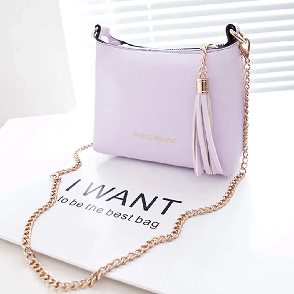 bags for women PU Leather Tassel Mini Small Shell bags Candy Chain Women's Leather Messenger bags bolsa feminina P
bags for women PU Leather Tassel Mini Small Shell bags Candy Chain Women's Leather Messenger bags bolsa feminina P