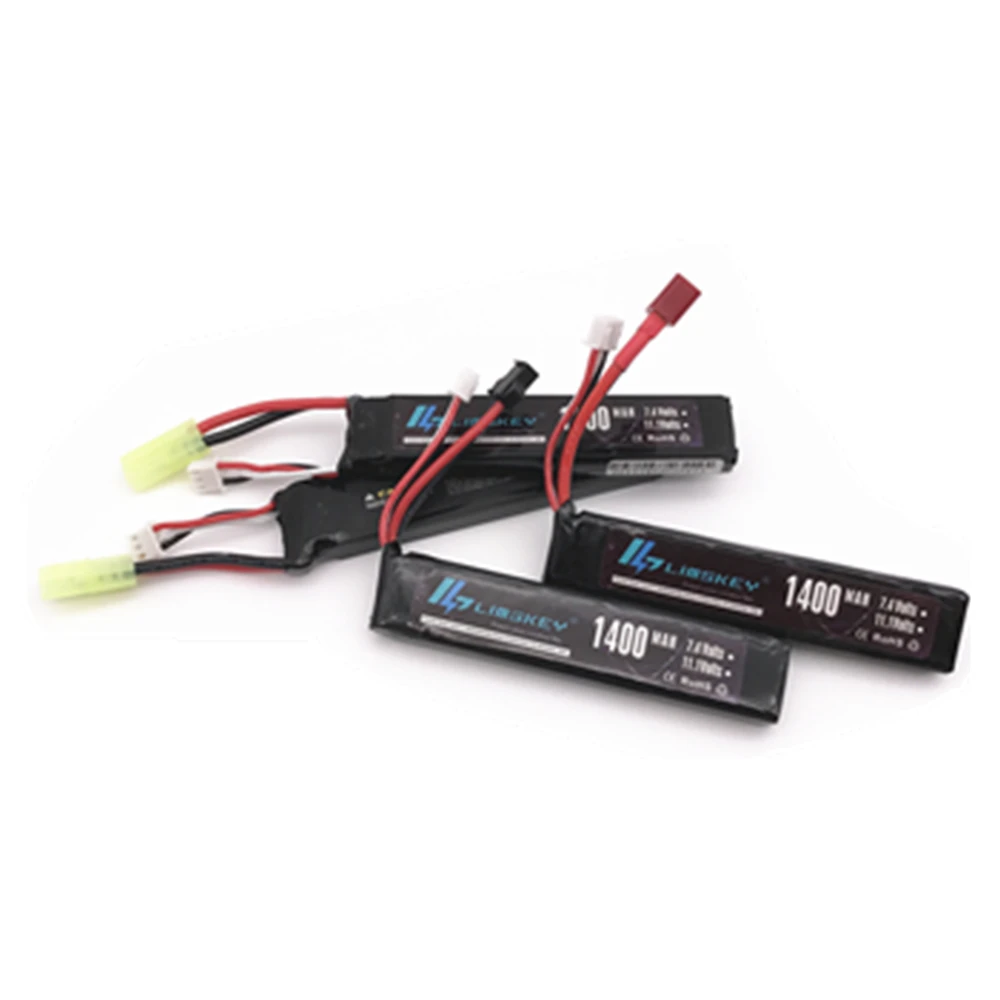 5 шт. Limskey RC Lipo батарея 7 4 В 1400 мАч 25C мини страйкбол аккумулятор для пистолетов