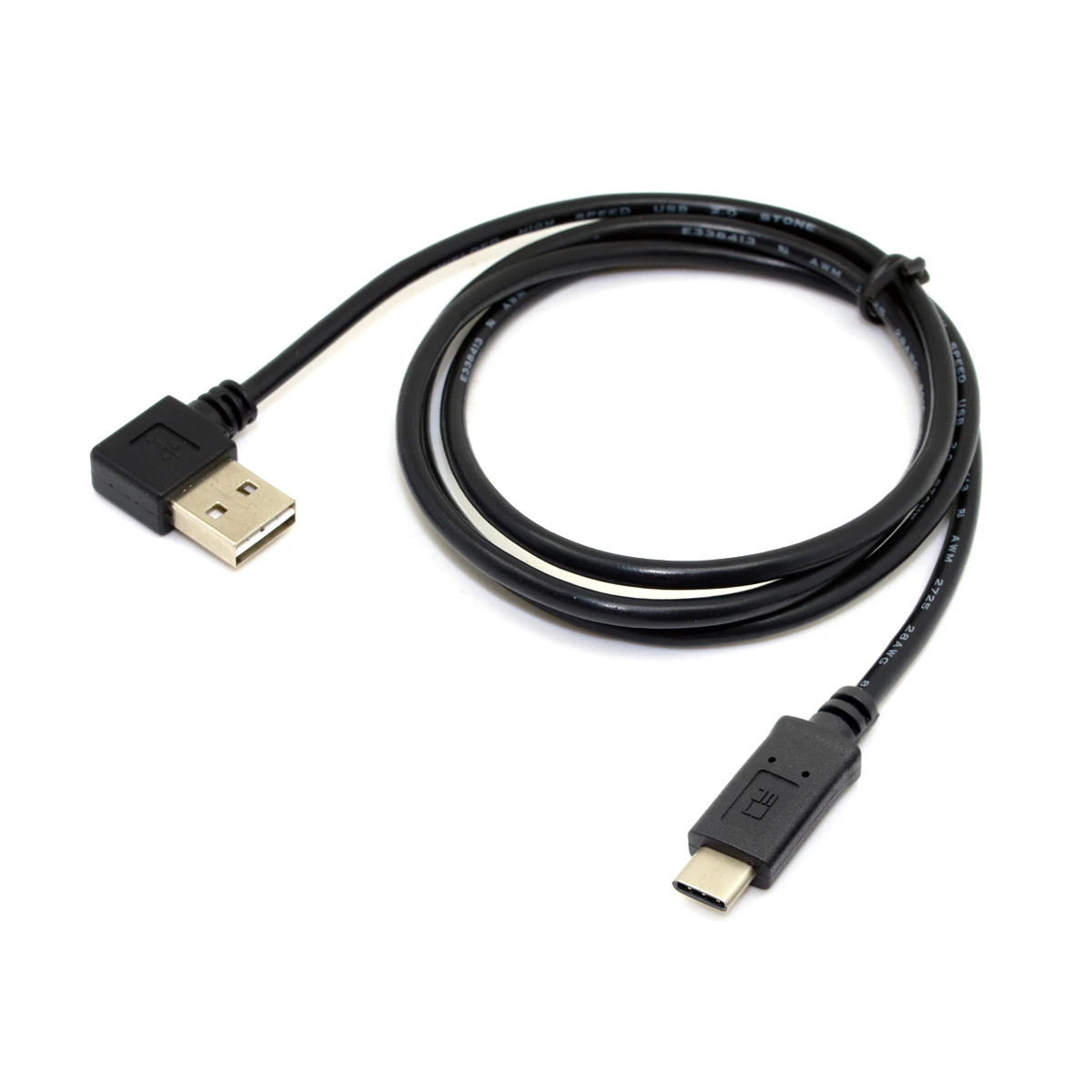 CYDZ Reversible USB-C Type C to USB 2.0 90 Degree Left & Right Angled Data Cable for Laptop & Tablet & Cell Phone
CYDZ Reversible USB-C Type C to USB 2.0 90 Degree Left & Right Angled Data Cable for Laptop & Tablet & Cell Phone