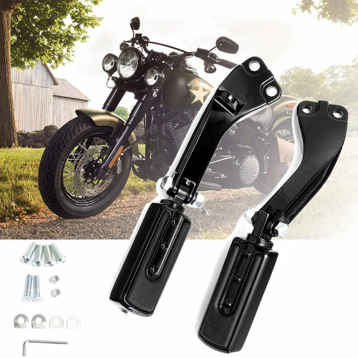Pair Rear Seat Pedal Foot Rests Bracket Streamlined Black 2006 2007 2008 2009 2010 2011 2012 2013 2014 2015 2016 2017
Pair Rear Seat Pedal Foot Rests Bracket Streamlined Black 2006 2007 2008 2009 2010 2011 2012 2013 2014 2015 2016 2017