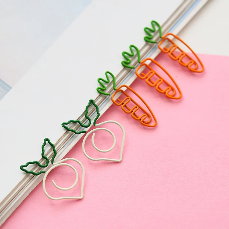 5Pcs Cute Carrot Paper Clips White Radish Modeling Note Clip Mini Kawaii Bookmark Paperclip Stationery Gift Office School Supply
5Pcs Cute Carrot Paper Clips White Radish Modeling Note Clip Mini Kawaii Bookmark Paperclip Stationery Gift Office School Supply