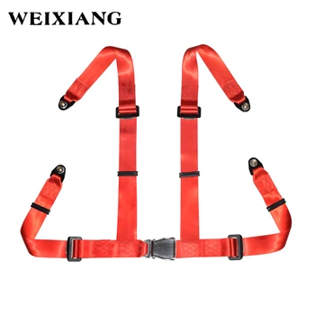 Universal 4PT 4 Point Sport Racing Style Seat Belt Harness Car Seat Safety Harness With Steel Buckle Black Red Blue
Universal 4PT 4 Point Sport Racing Style Seat Belt Harness Car Seat Safety Harness With Steel Buckle Black Red Blue