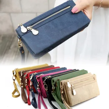 New Arrival Women Fashion Vintage Double Zipper Dull Polish Leather Long Wallet Handbag 2018 FA$B
New Arrival Women Fashion Vintage Double Zipper Dull Polish Leather Long Wallet Handbag 2018 FA$B