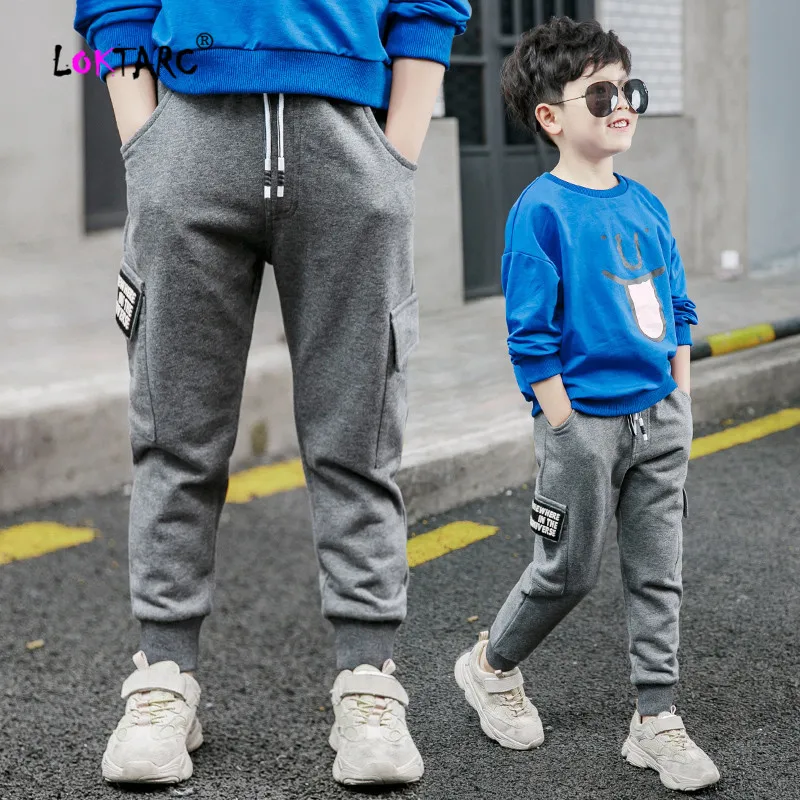 LOKTARC Kids' Joggers Boys Cargo Pants Drawstring Multi Pockets Boy's Trousers Elastic Sports Pants for Boys Children Sweatpants
LOKTARC Kids' Joggers Boys Cargo Pants Drawstring Multi Pockets Boy's Trousers Elastic Sports Pants for Boys Children Sweatpants