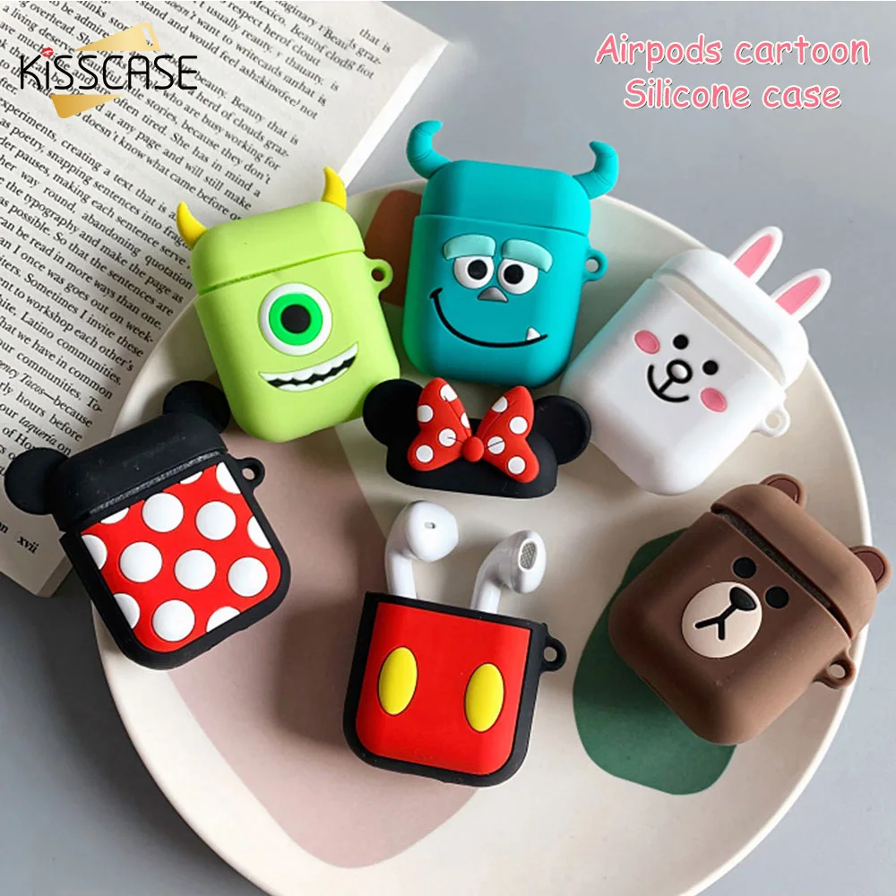 KISSCASE Silicone Protective Case Bag For Earphone Cute Cartoon Earphone Case Bag Headset Earbuds Earphone Charging Cases Box
KISSCASE Silicone Protective Case Bag For Earphone Cute Cartoon Earphone Case Bag Headset Earbuds Earphone Charging Cases Box