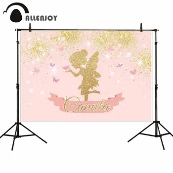 Allenjoy kids background for photography Golden sand leprechaun butterfly Halo backdrop birthday baby shower customize photocall
Allenjoy kids background for photography Golden sand leprechaun butterfly Halo backdrop birthday baby shower customize photocall