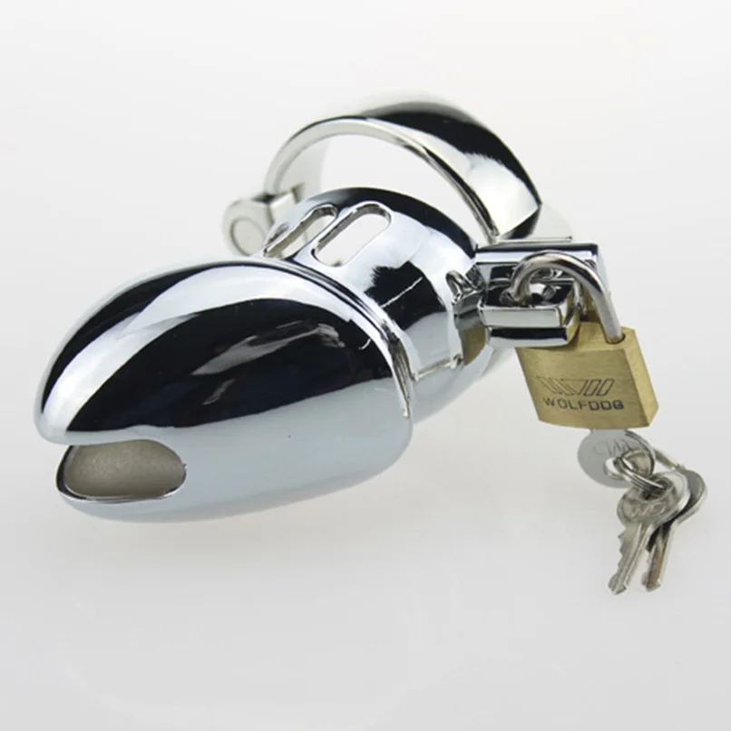 Metal Chastity Device Penis Cage With Adjustable Cock Ring Sex Products For Man, Chastity Belt Cock Dick Cage Male Sex Toys