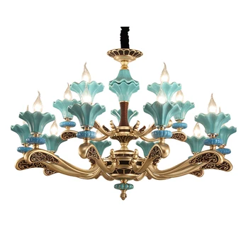American chandeliers living room lights French style garden lights simple restaurant ceramic lamp Mediterranean chandeliers
American chandeliers living room lights French style garden lights simple restaurant ceramic lamp Mediterranean chandeliers