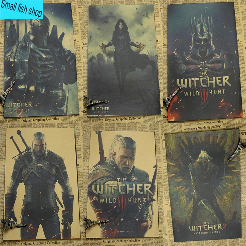 The Witcher Enhanced Edition Game Poster Home Furnishing decoration Kraft Game Poster Drawing core Wall stickers
The Witcher Enhanced Edition Game Poster Home Furnishing decoration Kraft Game Poster Drawing core Wall stickers
