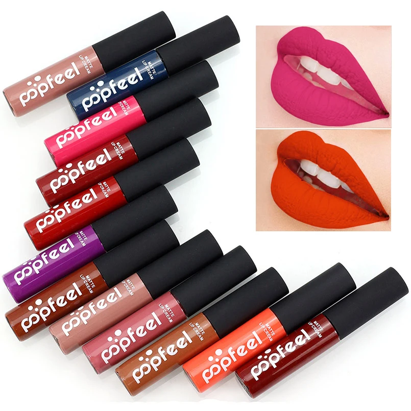 POPFEEL Nude Velvet Lip Gloss Waterproof Long Lasting Matte Liquid Lipstick Batom Lips Makeup 12color Natural Lips Tint Cosmetic
POPFEEL Nude Velvet Lip Gloss Waterproof Long Lasting Matte Liquid Lipstick Batom Lips Makeup 12color Natural Lips Tint Cosmetic