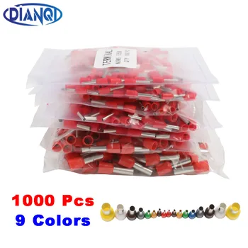1000pcs/Pack E0508 E7508 E1008 E1508 E2508 Insulated Ferrules Terminal Block Cord End Wire Connector Electrical Crimp Terminator
1000pcs/Pack E0508 E7508 E1008 E1508 E2508 Insulated Ferrules Terminal Block Cord End Wire Connector Electrical Crimp Terminator