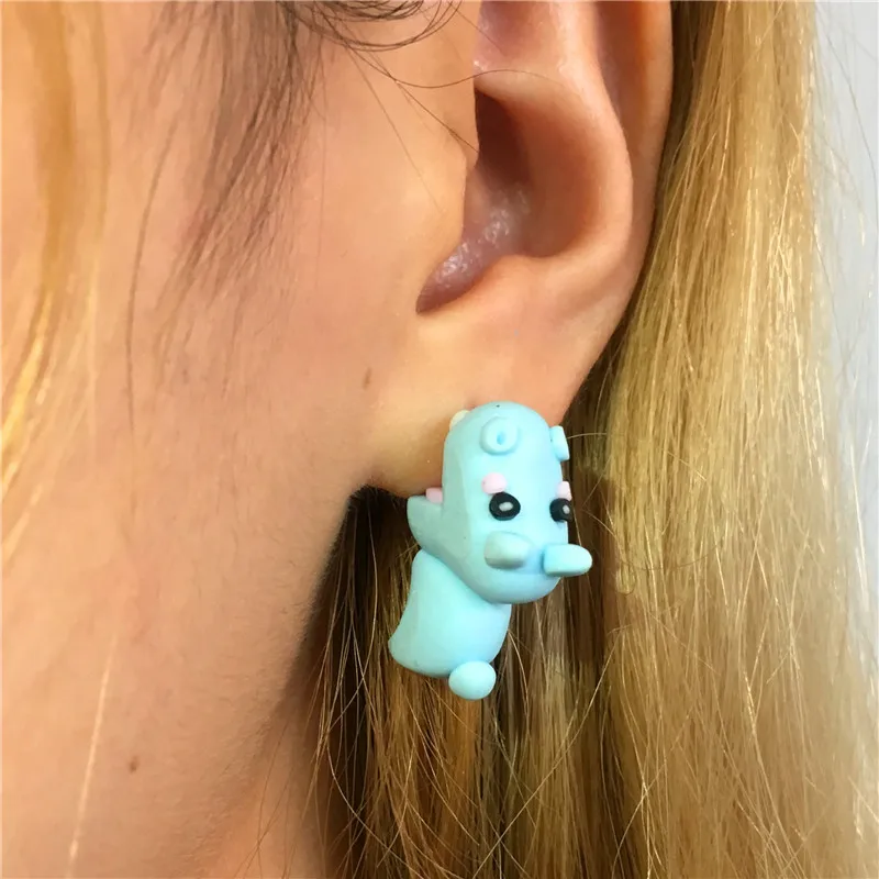 New Fashion Animal Jewelry Cute Hippopotamus Stud Earrings for Women Girls Handmade Polymer Clay Soft Cute Animal Earrings
New Fashion Animal Jewelry Cute Hippopotamus Stud Earrings for Women Girls Handmade Polymer Clay Soft Cute Animal Earrings