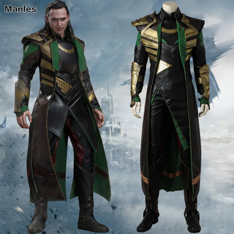 Thor The Dark World Loki Cosplay Costume Movie Thor 2 Superhero Outfit Boots The Avengers Clothes Halloween Adult Men Tailored
Thor The Dark World Loki Cosplay Costume Movie Thor 2 Superhero Outfit Boots The Avengers Clothes Halloween Adult Men Tailored
