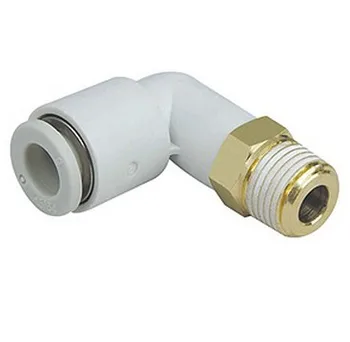 New JAPAN Type Male Elbow pnematic quick connector, KQ2L12-03S (KQ2L1203S). 12mm Tube OD (outer diameter) 3/8'' inch thread
New JAPAN Type Male Elbow pnematic quick connector, KQ2L12-03S (KQ2L1203S). 12mm Tube OD (outer diameter) 3/8'' inch thread