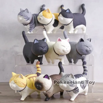 Cartoon Kawaii Cat Model PVC Figures Neko Kitty Figurine Mini Cute Pet Decoration Accessories Educational Toy For Kid 9pcs/set
Cartoon Kawaii Cat Model PVC Figures Neko Kitty Figurine Mini Cute Pet Decoration Accessories Educational Toy For Kid 9pcs/set