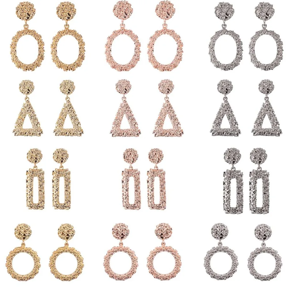 Dvacaman Geometric Metal Dangle Earrings Women Long Oval Round Suqare Rectangle Triangle Maxi Drop Earrings ZA Statement Jewelry
Dvacaman Geometric Metal Dangle Earrings Women Long Oval Round Suqare Rectangle Triangle Maxi Drop Earrings ZA Statement Jewelry