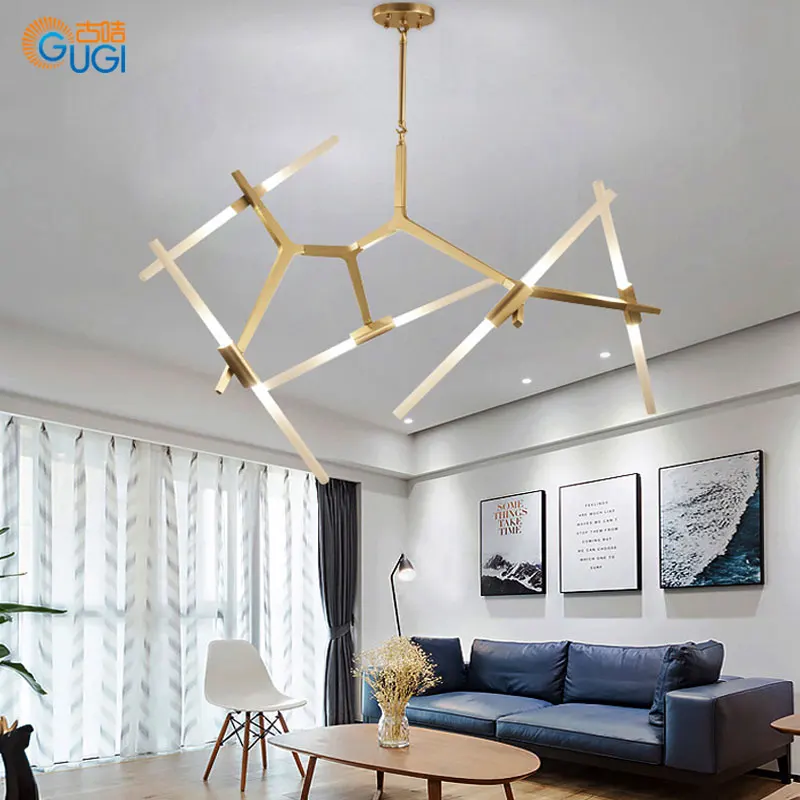 GUGI Led Postmodern Pendant Light For Living Room Deco Dining Room Modern Nordic Lamp Branch With G9 LED Bulbs Bed Diningroom
GUGI Led Postmodern Pendant Light For Living Room Deco Dining Room Modern Nordic Lamp Branch With G9 LED Bulbs Bed Diningroom