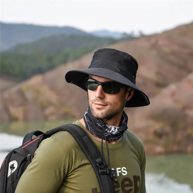 JAYCOSIN Hats Fashion Mans Summer Outdoor Sun Hat Protection Solid Polyester Fishing Bucket Mesh Boonie Hat Dropship Apr2
JAYCOSIN Hats Fashion Mans Summer Outdoor Sun Hat Protection Solid Polyester Fishing Bucket Mesh Boonie Hat Dropship Apr2