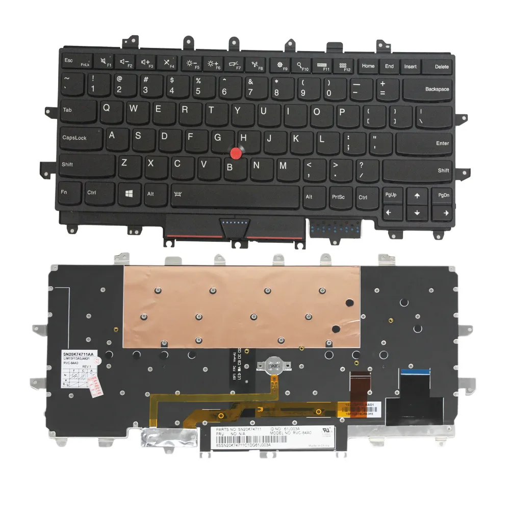 JINTAI Laptop New For Lenovo ThinkPad X1 Yoga 20FQ,20FR Laptop US backlit Keyboard
JINTAI Laptop New For Lenovo ThinkPad X1 Yoga 20FQ,20FR Laptop US backlit Keyboard