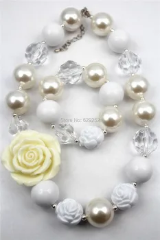 10pcs Cream Flower chunky Bumbblegum Girl Neckalces&Bracelet Sets for girls and kids CB315
10pcs Cream Flower chunky Bumbblegum Girl Neckalces&Bracelet Sets for girls and kids CB315