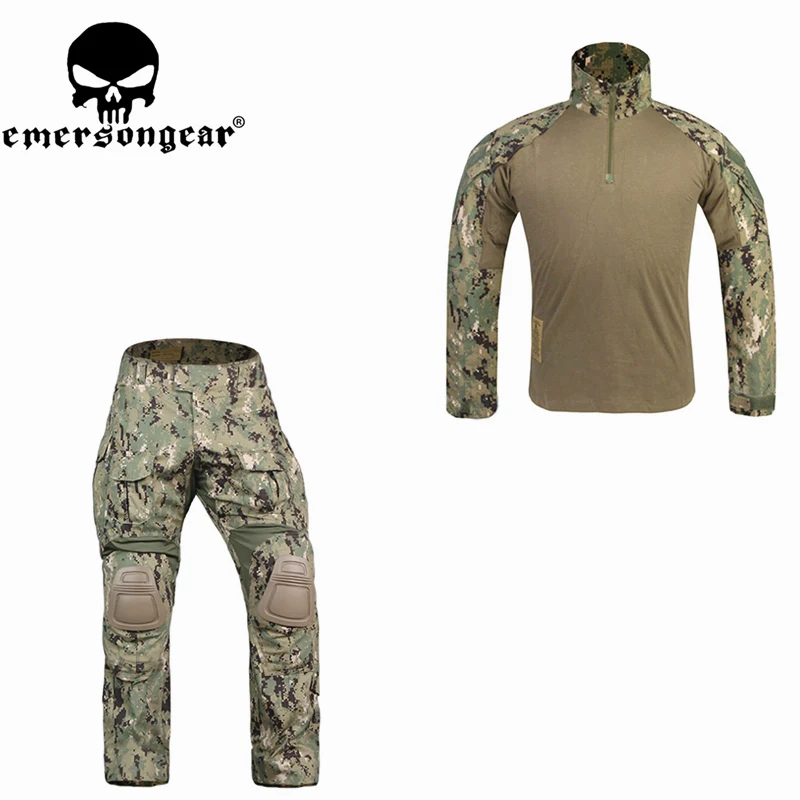 Combat Uniform Tactical Pants with Knee Pads Mulitcam Shirt AOR2 G3 emerson Pants Military Army Hunting Accessories Party
Combat Uniform Tactical Pants with Knee Pads Mulitcam Shirt AOR2 G3 emerson Pants Military Army Hunting Accessories Party