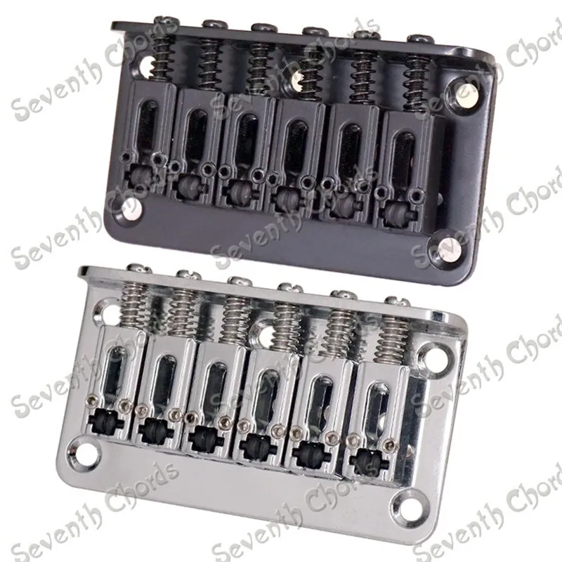 A Set 78MM 6 String Roller saddle Electric Guitar Bridge Top Load or Strings through body Chrome Black guitar Accessories
A Set 78MM 6 String Roller saddle Electric Guitar Bridge Top Load or Strings through body Chrome Black guitar Accessories