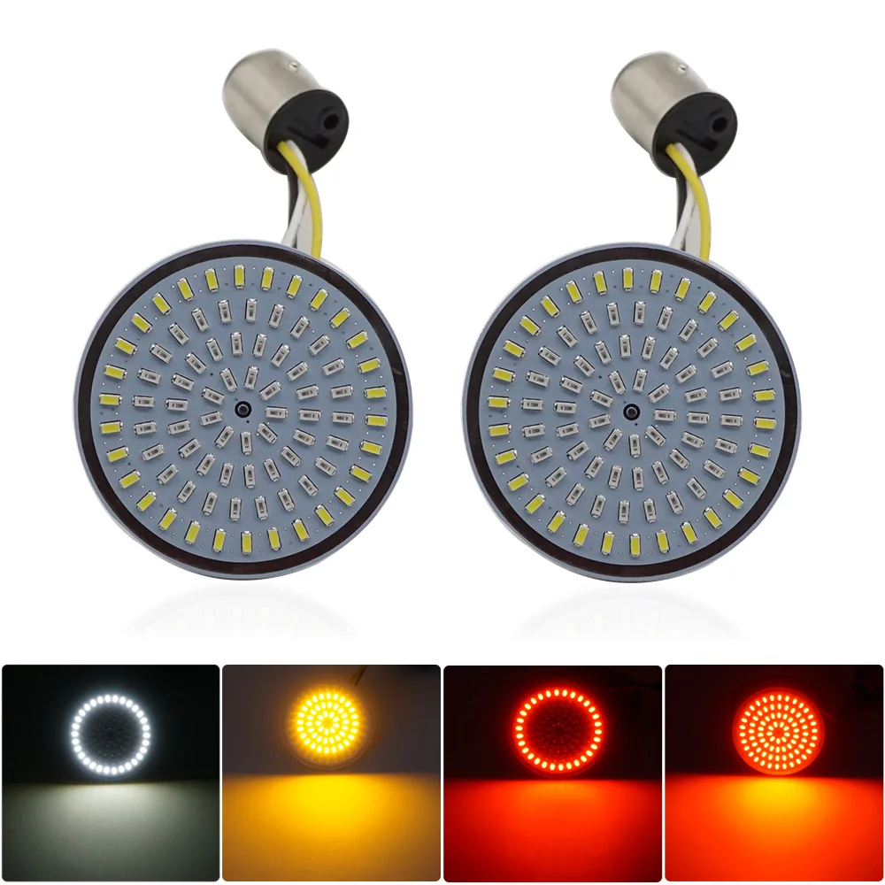 Bullet Turn Signal Indicator Light Lamp 1156 1157 LED Inserts Light for Motorcycle Harley Touring Sportster Glide Dyna FLSTF CVO
Bullet Turn Signal Indicator Light Lamp 1156 1157 LED Inserts Light for Motorcycle Harley Touring Sportster Glide Dyna FLSTF CVO