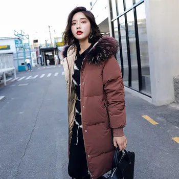 Brieuces Winter Warm Long Jacket 2018 Winter Coat Women Fake Fur Collar Warm Woman Parka Outerwear Down Jacket Winter Jacket
Brieuces Winter Warm Long Jacket 2018 Winter Coat Women Fake Fur Collar Warm Woman Parka Outerwear Down Jacket Winter Jacket